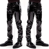 Men Wetlook Pants