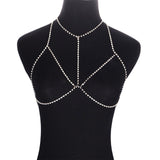 Bikini Body Chain Breast Bra Hollow Choker Collars