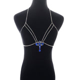 Bikini Body Chain Breast Bra Hollow Choker Collars