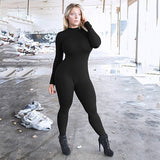 Long Sleeve Seamless Fitness Jumpsuits