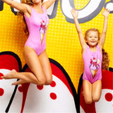 Family Matching Ice cream Baby Girl/Mommy Swimsuit