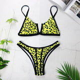 V Neck Bikini 2pc Swimsuit