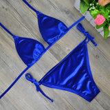 Velvet Thong Brazilian 2pc Swimsuit