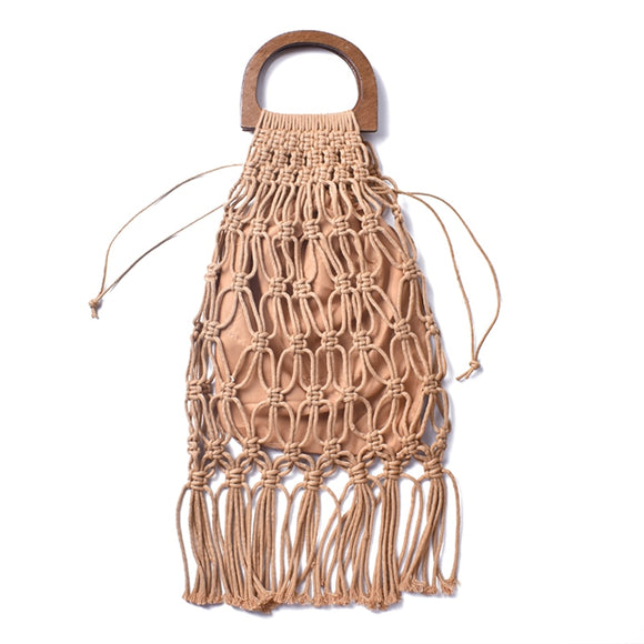 Rope Tassel Clutch