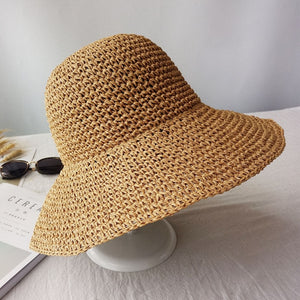 Floppy Bucket Summer Hat Straw