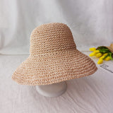 Floppy Bucket Summer Hat Straw