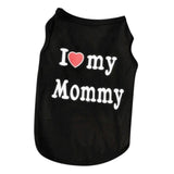 For Small Dogs I love Mommy/Daddy Tee