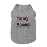 For Small Dogs I love Mommy/Daddy Tee