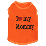 For Small Dogs I love Mommy/Daddy Tee