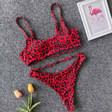 Low Waist Hollow Out 2pc Swimsuit