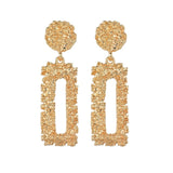 Ztech Rhinestones Water Drop Crystal Geometric Vintage Earrings