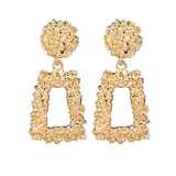 Ztech Rhinestones Water Drop Crystal Geometric Vintage Earrings