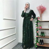 Lace Embroidery Long Robe