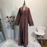 Design Sleeve Long Dress Robe