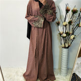 Design Sleeve Long Dress Robe