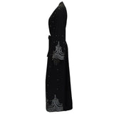 Design Sleeve Long Dress Robe