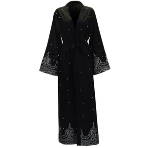 Design Sleeve Long Dress Robe