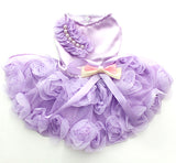 Princess Dress Tutu Rosette&bow Dog