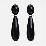 Ztech Crystal Drop Fringed Tassel Dangle Earrings