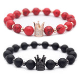 Poshfeel King Charm Stone Bracelet