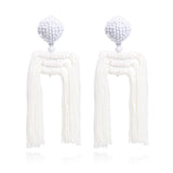 Ztech Bohemian Long Tassel Fringed Drop Dangle Earrings