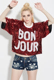 BON JOUR Sequin Top