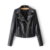 Motorcycle Faux Leather Jacket