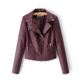 Motorcycle Faux Leather Jacket