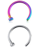 Septum Titanium Nose Ring 1pc