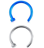 Septum Titanium Nose Ring 1pc