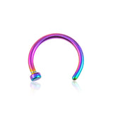 Septum Titanium Nose Ring 1pc