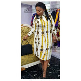 Dashiki Print Loose Dress